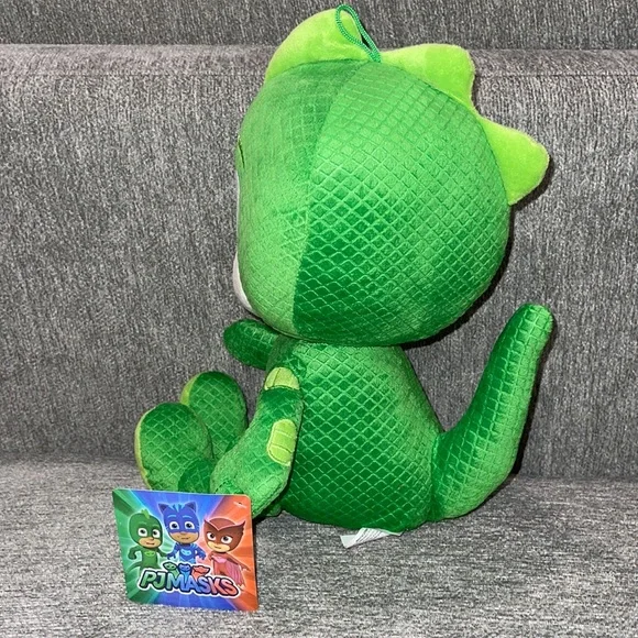 NWT Fiesta PJ Masks Nick Jr Cartoon Gekko Plush - Picture 3 of 5
